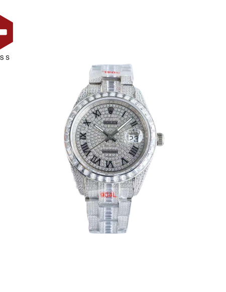SWISS ROLEX DATEJUST DIAMOND ROMAN DIAL 116300