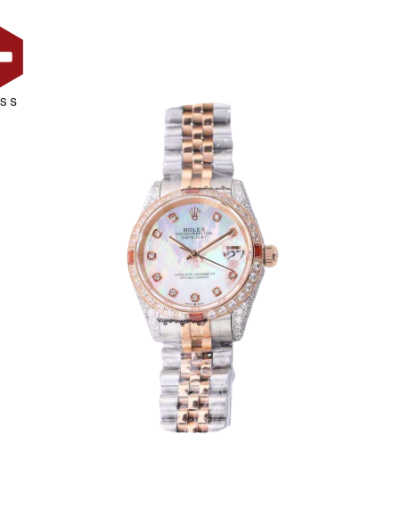 SWISS ROLEX DATEJUST WHITE MOTHER OF PEARL DIAL 178383