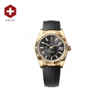 SWISS ROLEX SKY-DWELLER FLUTED BEZEL BLACK 336238