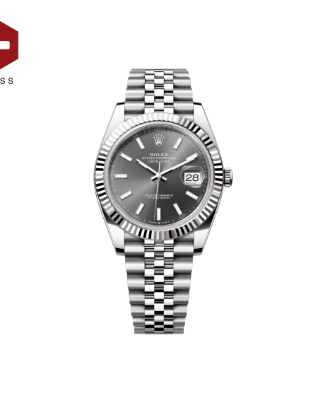 SWISS ROLEX DATEJUST FLUTED BEZEL SLATE 126334
