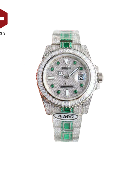 SWISS ROLEX SUBMARINER DIAMOND DIAL 116710