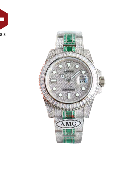 SWISS ROLEX SUBMARINER DIAMOND DIAL 116710