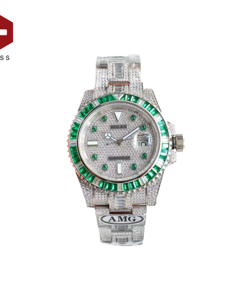 SWISS ROLEX SUBMARINER DIAMOND DIAL 116710