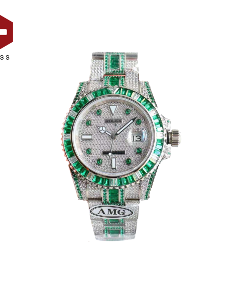 SWISS ROLEX SUBMARINER DIAMOND DIAL 116710