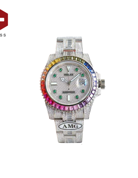 SWISS ROLEX SUBMARINER DIAMOND DIAL 116710