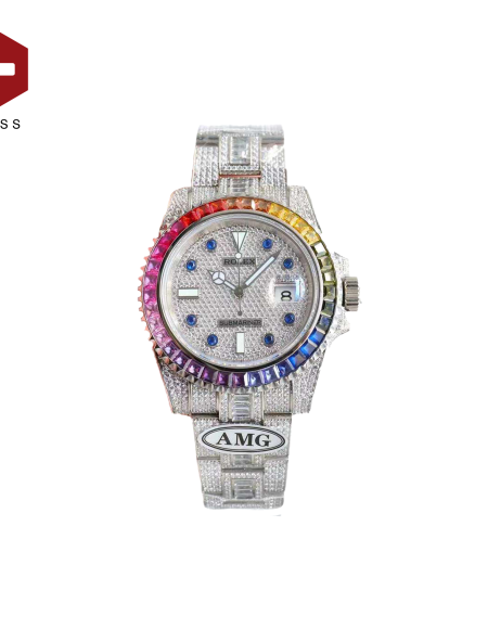 SWISS ROLEX SUBMARINER DIAMOND DIAL 116710