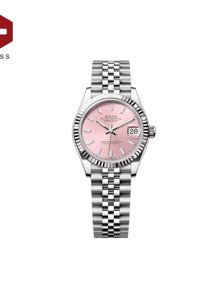 SWISS ROLEX DATEJUST FLUTED BEZEL PINK 278274