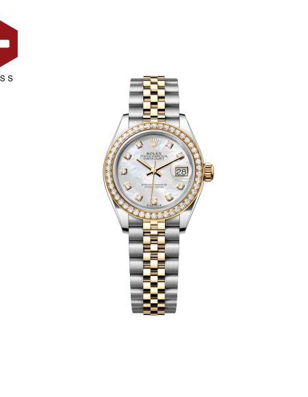 SWISS ROLEX DATEJUST DIAMOND BEZEL WHITE 279383