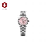 SWISS ROLEX DATEJUST FLUTED BEZEL PINK 279174