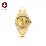 SWISS ROLEX YACHT MASTER GOLD 69628
