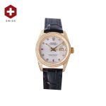 SWISS ROLEX DATEJUST DIAMOND BEZEL WHITE 16018