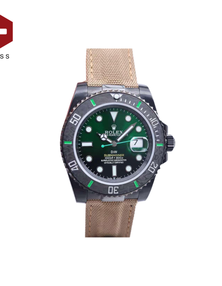 SWISS ROLEX SUBMARINER DIW GREEN 00129