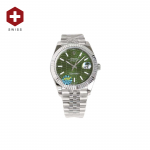SWISS ROLEX DATEJUST FLUTED BEZEL FLUTED MOTIF GREEN 126334