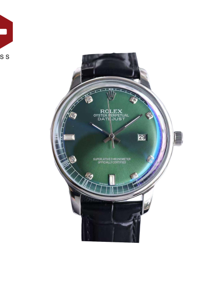 SWISS ROLEX DATEJUST GREEN 21105