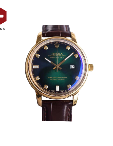 SWISS ROLEX DATEJUST GREEN 21105