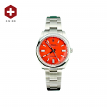 SWISS ROLEX OYSTER PERPETUAL CORAL RED 124300