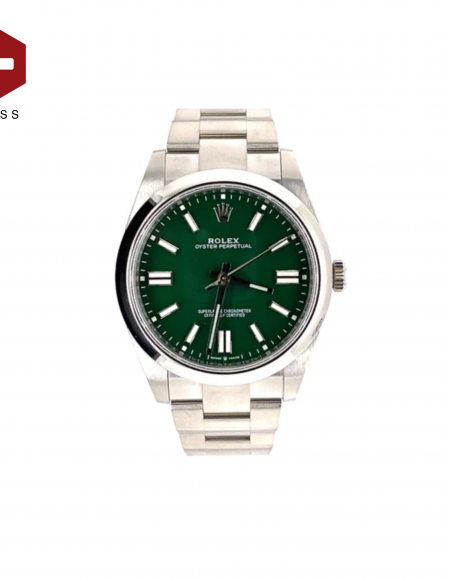 SWISS ROLEX OYSTER PERPETUAL MINT GREEN 124300