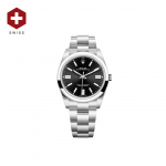 SWISS ROLEX OYSTER PERPETUAL BLACK 124300