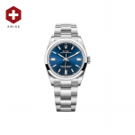 SWISS ROLEX OYSTER PERPETUAL BLUE 124300